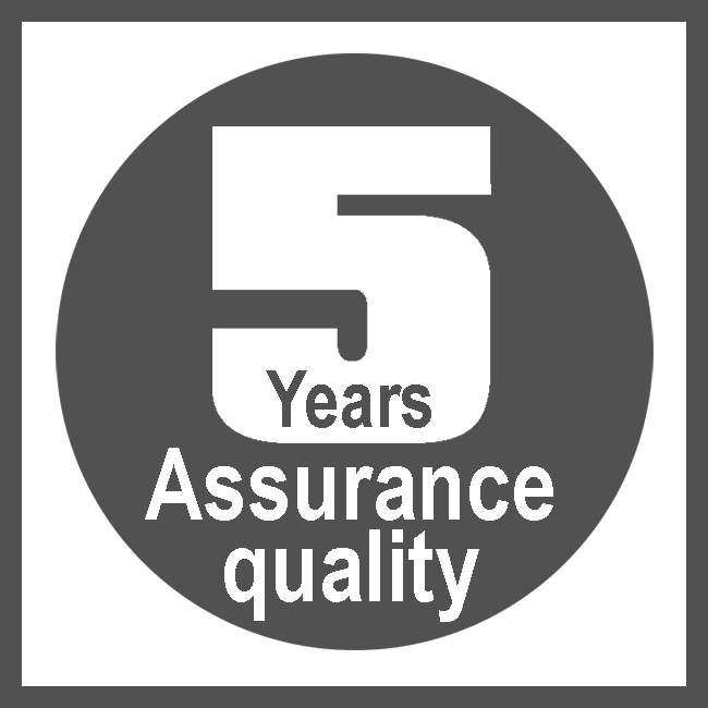 Beş yıl üretici firma tarafından parça garantili